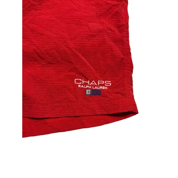 Chaps Ralph Lauren Vintage Red Swim Trunks Men’s Size XL - Picture 3 of 15